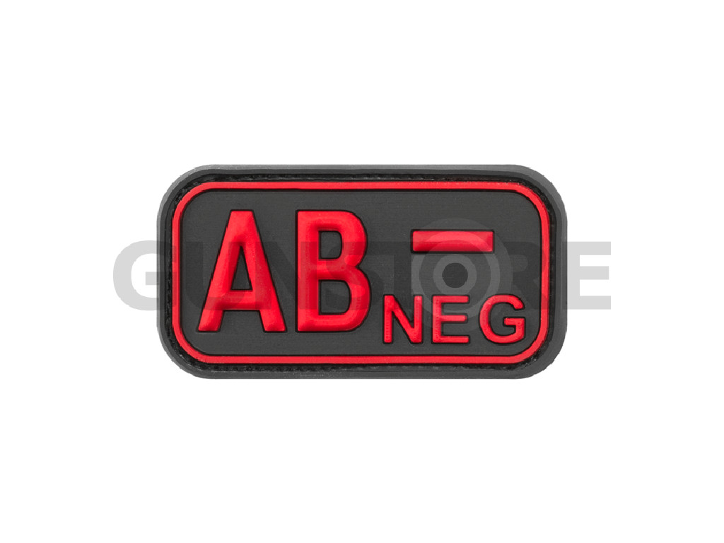 Bloodtype Rubber Patch AB Neg