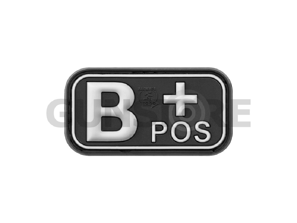 Bloodtype Rubber Patch B Pos