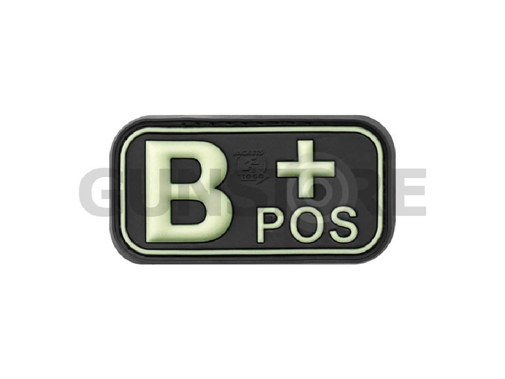 Bloodtype Rubber Patch B Pos