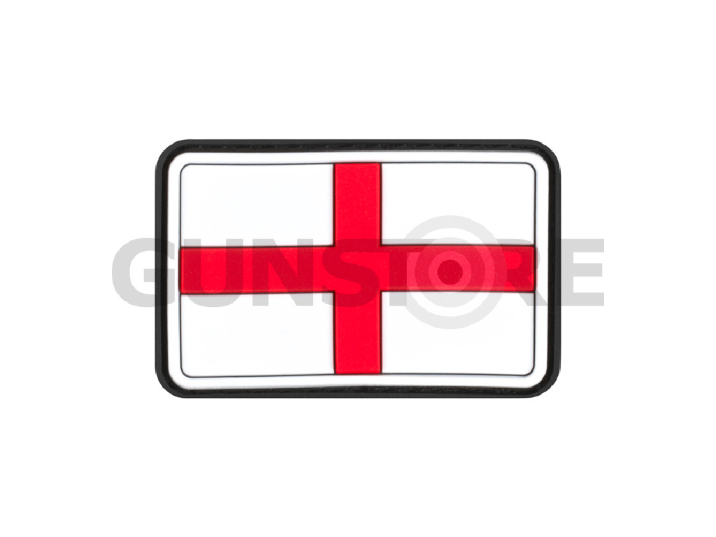 England Flag Rubber Patch Color