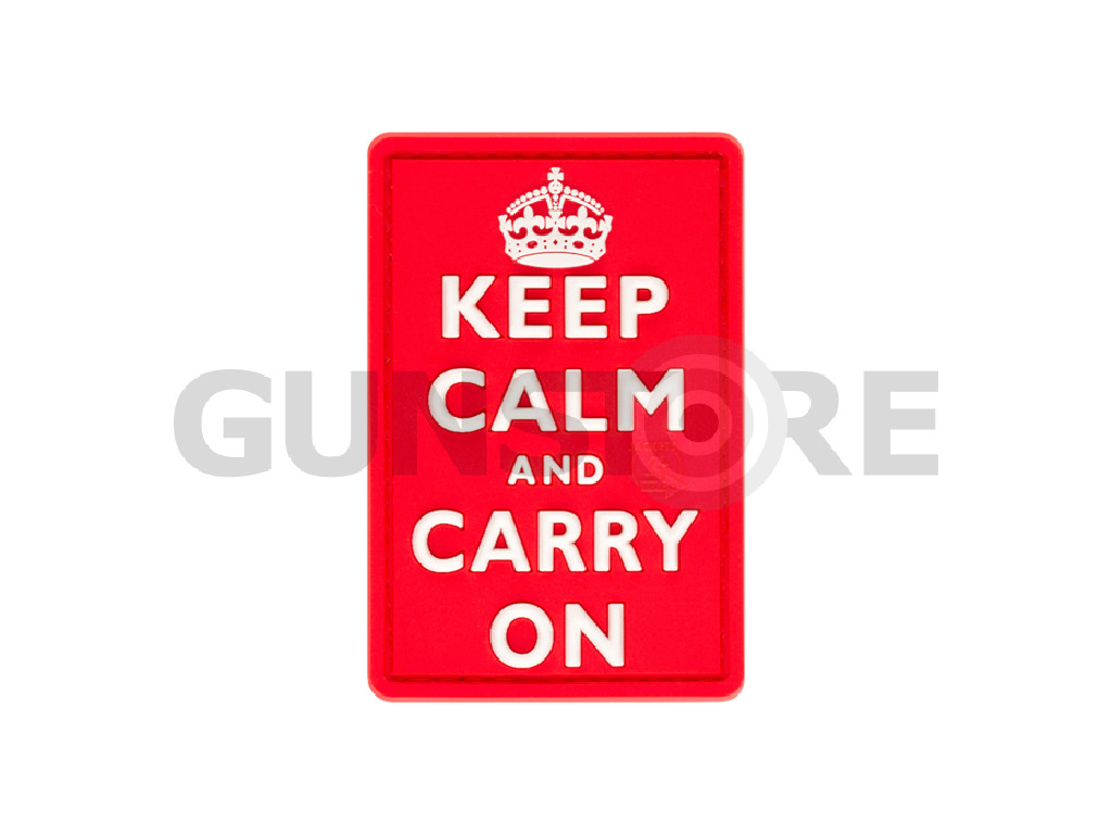 Keep Calm Rubber Patch