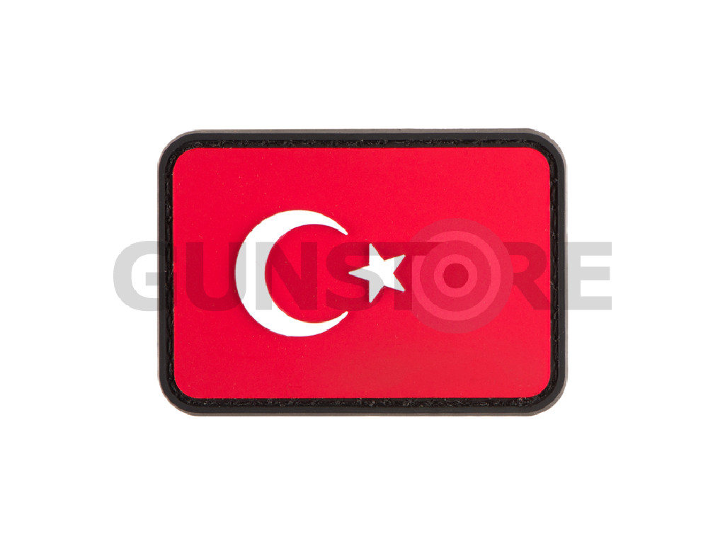 Turkey Flag Rubber Patch