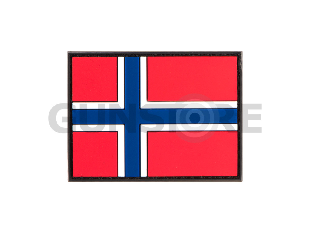 Norway Flag Rubber Patch