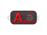 Bloodtype Rubber Patch A Neg 0