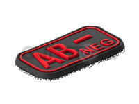 Bloodtype Rubber Patch AB Neg 2