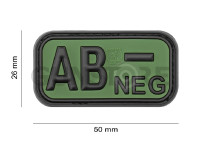 Bloodtype Rubber Patch AB Neg 3