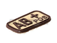 Bloodtype Rubber Patch AB Pos 2