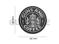 Guns and Coffee Rubber Patch 1