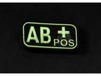 Bloodtype Rubber Patch AB Pos 3