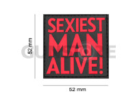 Sexiest Man Alive Rubber Patch 1