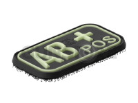 Bloodtype Rubber Patch AB Pos 2