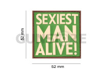 Sexiest Man Alive Rubber Patch 1