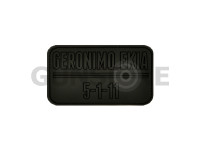 Geronimo EKIA Rubber Patch Black 0