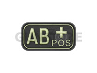 Bloodtype Rubber Patch AB Pos 0