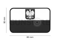 Poland Flag Rubber Patch 1