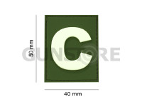 C Team Member Rubber Patch Forest GID 1