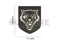 Wolf Shield Rubber Patch 1