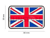Small Great Britain Flag Rubber Patch 1