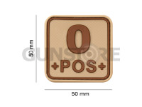 Bloodtype Square Rubber Patch 0 Pos 1
