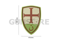 Crusader Shield Rubber Patch 3