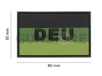 German Flag Rubber Patch 1