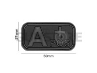 Bloodtype Rubber Patch A Pos 3