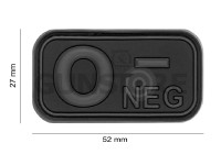Bloodtype Rubber Patch 0 Neg 1