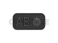 Bloodtype Rubber Patch AB Pos 0