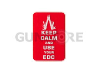 Keep Calm EDC Rubber Patch 0