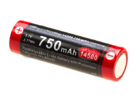 14500 Battery 3.7V 750mAh Micro-USB