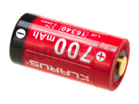 16340 Battery 3.7V 700mAh 1