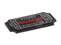 Large Walhalla Ticket Rubber Patch 1
