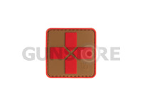 Red Cross Rubber Patch 40mm