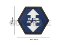 The Man The Legend Rubber Patch 3