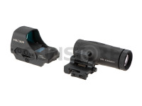 HS510C Solar Red Circle Dot Sight Combo with HM3X 3