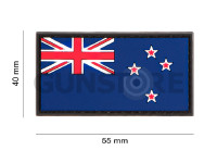 New Zealand Flag Rubber Patch 4
