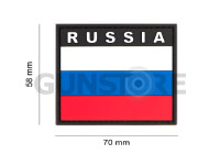 Russia Flag Rubber Patch 4