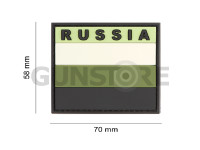 Russia Flag Rubber Patch 4