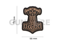 Thors Hammer Rubber Patch 4