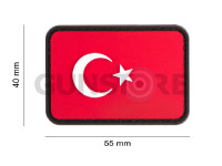 Turkey Flag Rubber Patch 4