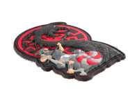 3D Viking Dragon Rubber Patch 2