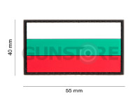 Bulgarian Flag Rubber Patch 4