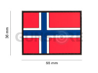 Norway Flag Rubber Patch 4