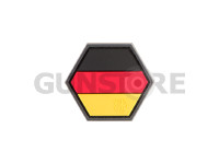 German Flag Hexagon Rubber Patch