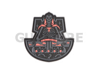 Ghost Ship Skull Rubber Patch 0