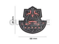 Ghost Ship Skull Rubber Patch 4
