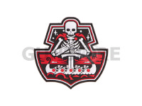Ghost Ship Skull Rubber Patch 0